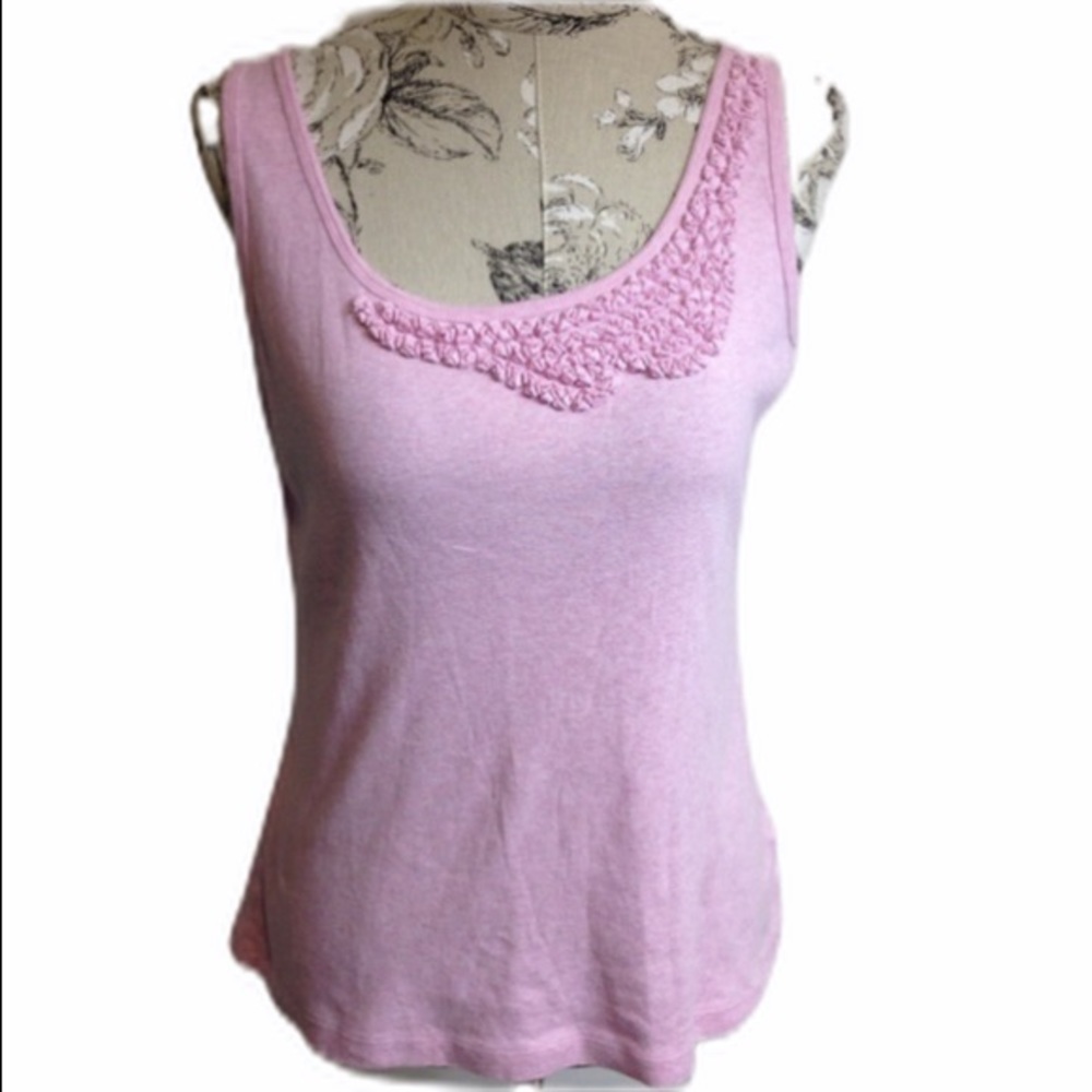 𝅺*talbots Pink Tank S